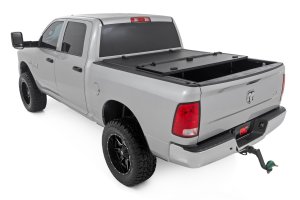 Ram 2500 Hard Tri-Fold Flip Up Bed Cover - Rough Country - 6'4